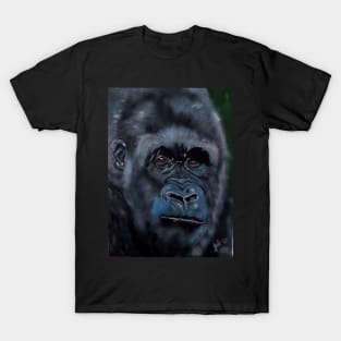 Gorilla Contemplating - Gorilla Head T-Shirt